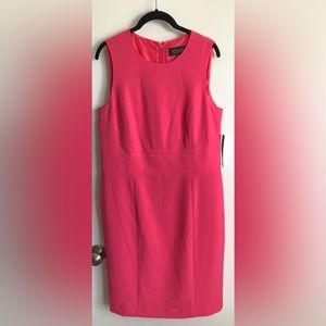 NWT - Black Label Hot Pink Knee Length Dress